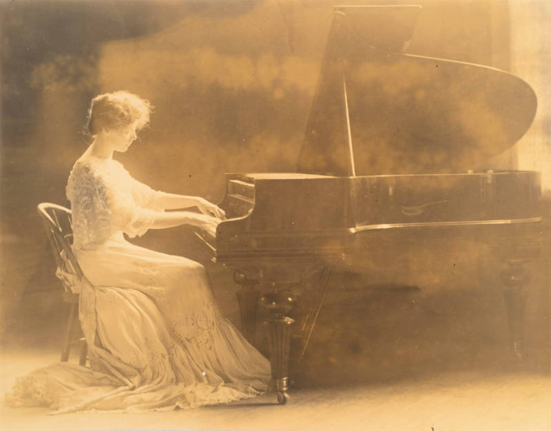 Woman Playing Piano