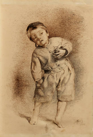 Young Boy with Toys