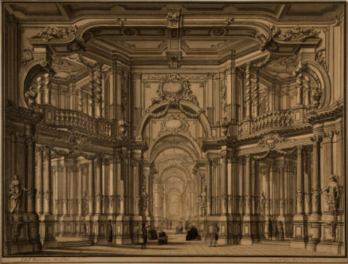 Stage design for Mariage de Figaro