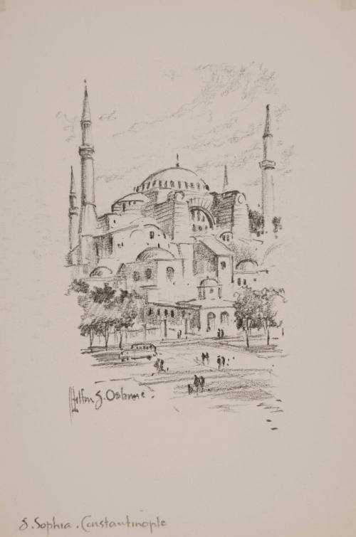 S. Sophia, Constantinople, from Lest We Forget, Glimpses and Impressions