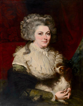 Portrait of a Woman with a Lap Dog