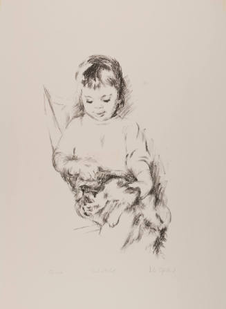 Girl with Cat