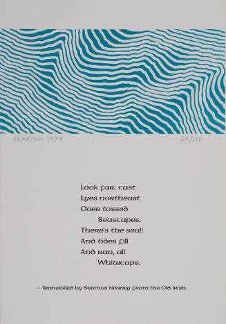 Poem Card, Look far: east