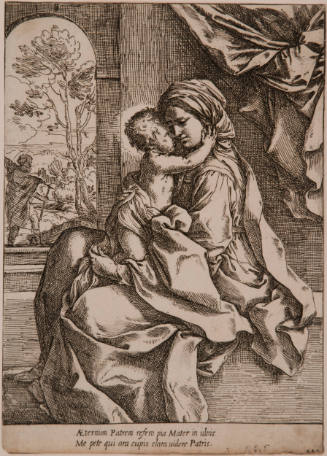 Madonna and Child with St. Joseph in the Background