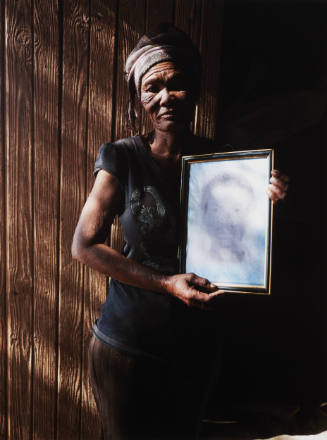 Woman with Portrait, Warmbad, Namibia